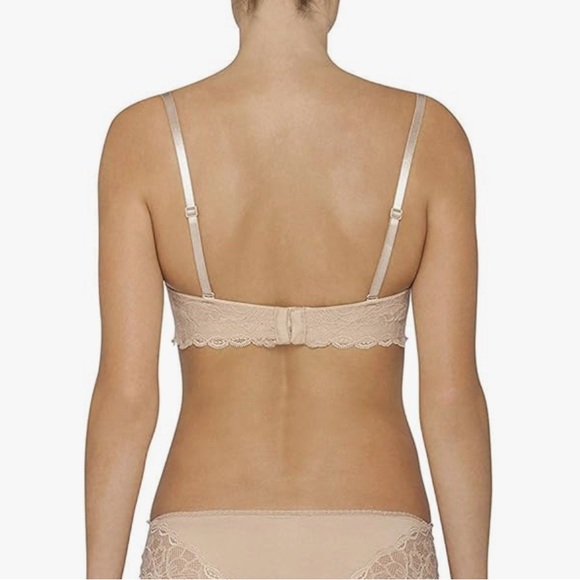 Calvin Klein Strapless Bras Bundle Beige + Black | Lightly Worn - Picture 11 of 12